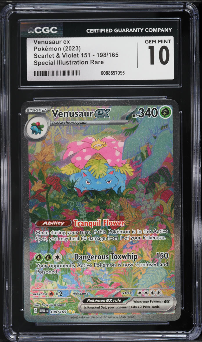 2023 Pokemon Scarlet & Violet 151 SIR Venusaur ex #198 CGC 10 GEM MINT