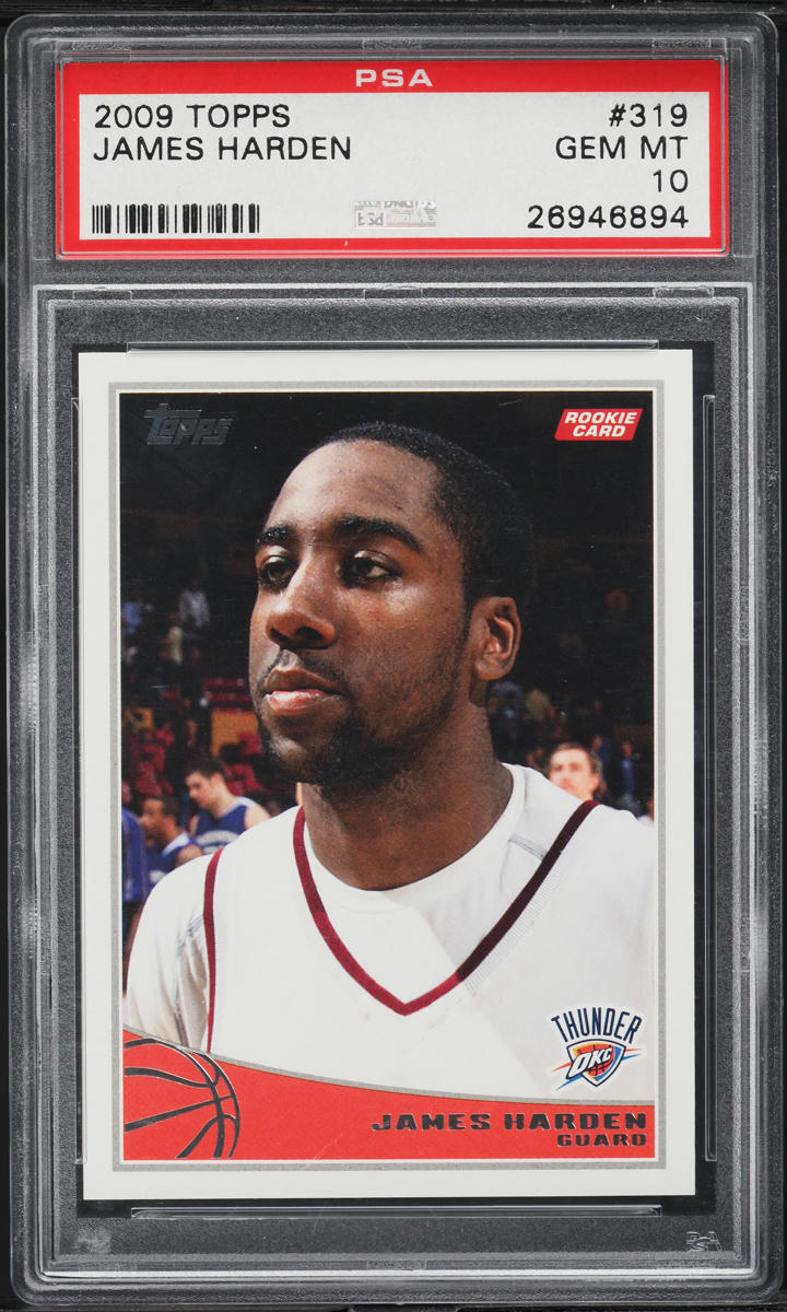2009 Topps Basketball James Harden ROOKIE #319 PSA 10 GEM MINT