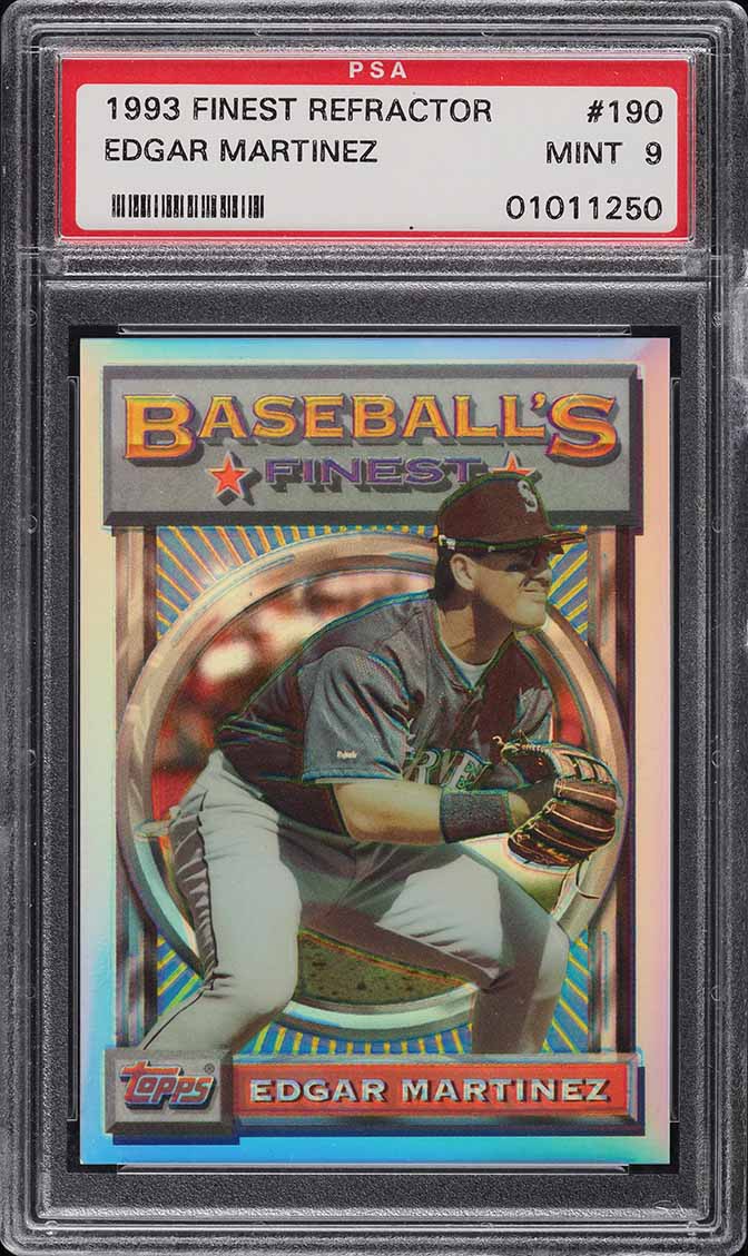 1993 Finest Refractor Edgar Martinez #190 PSA 9 MINT