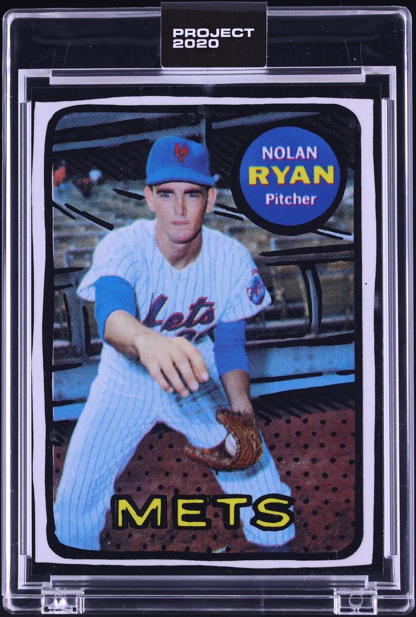 2020 Topps Project 2020 By Joshua Vides Nolan Ryan #87