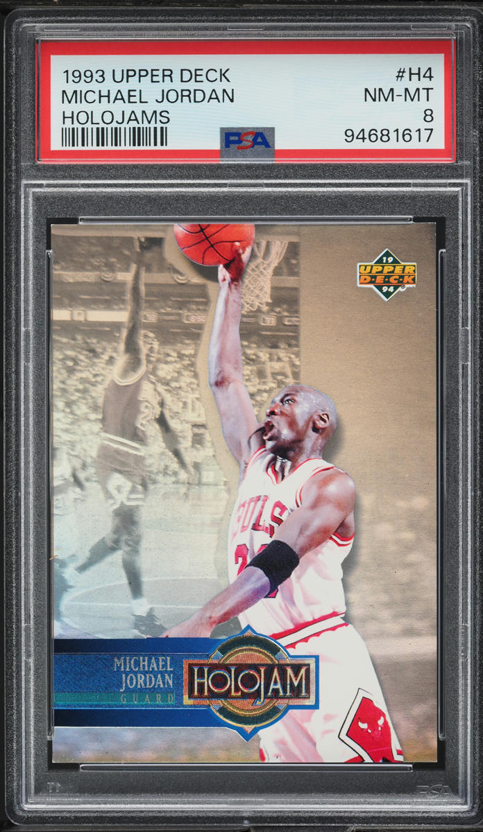 1993 Upper Deck Holojam #H4 Michael Jordan — front