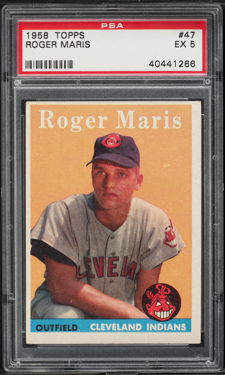 1958 Topps Roger Maris ROOKIE #47 PSA 5 EX
