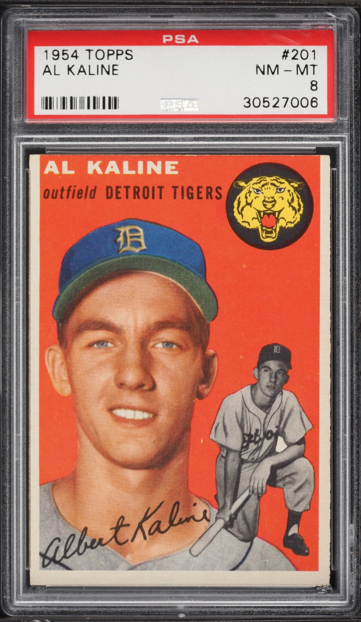1954 Topps Al Kaline ROOKIE #201 PSA 8 NM-MT