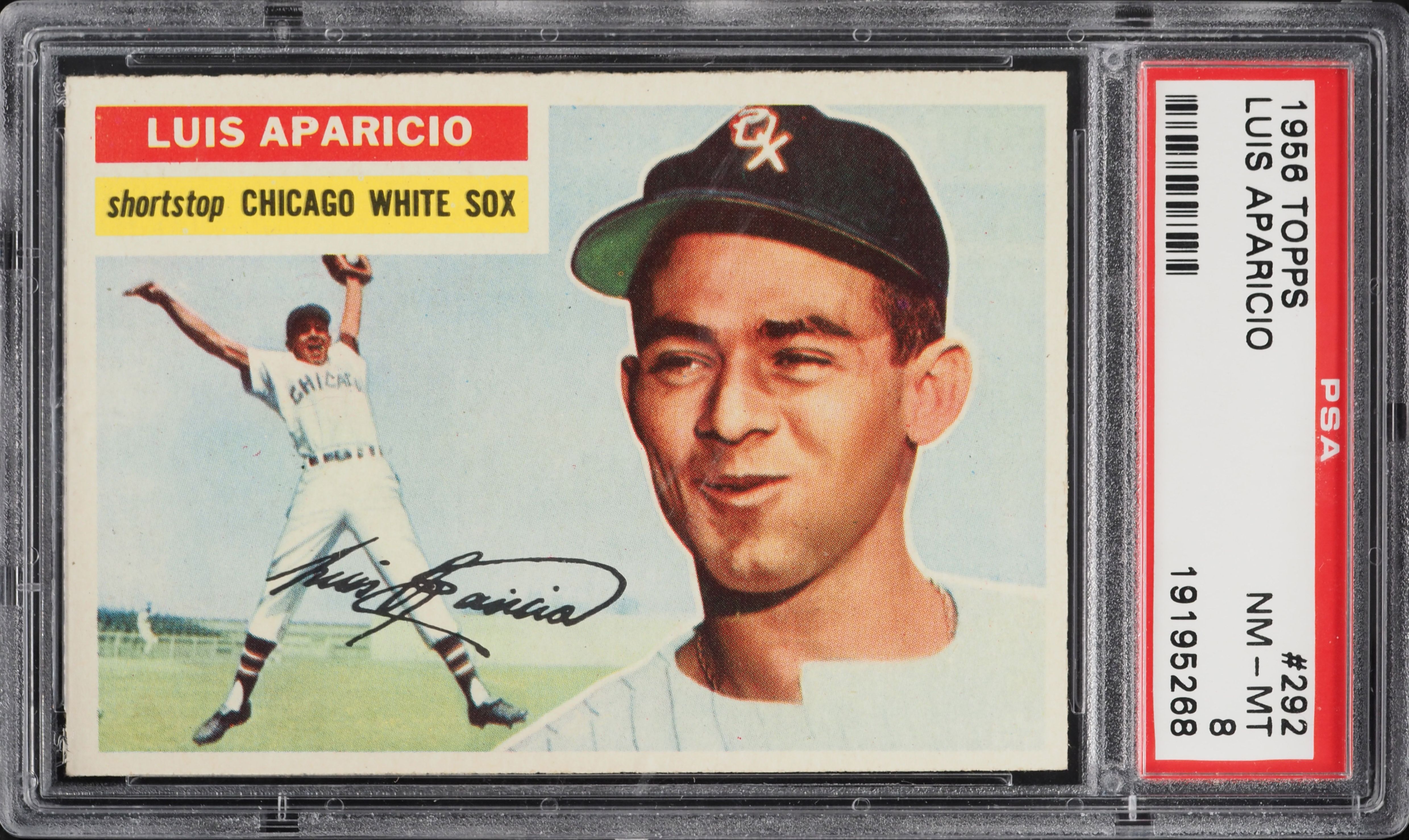 1956 Topps Luis Aparicio ROOKIE #292 PSA 8 NM-MT
