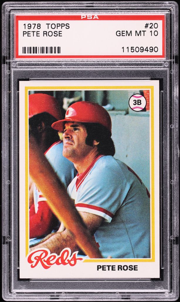 1978 Topps Pete Rose #20 PSA 10 GEM MINT