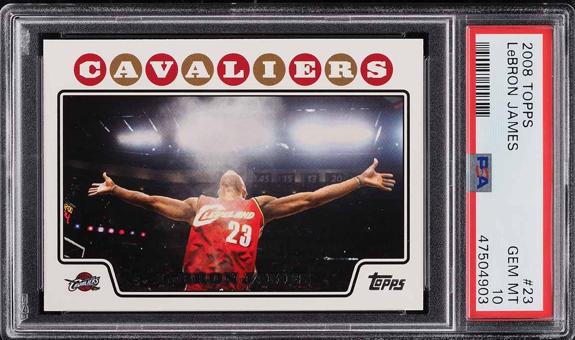2008 Topps Basketball LeBron James #23 PSA 10 GEM MINT