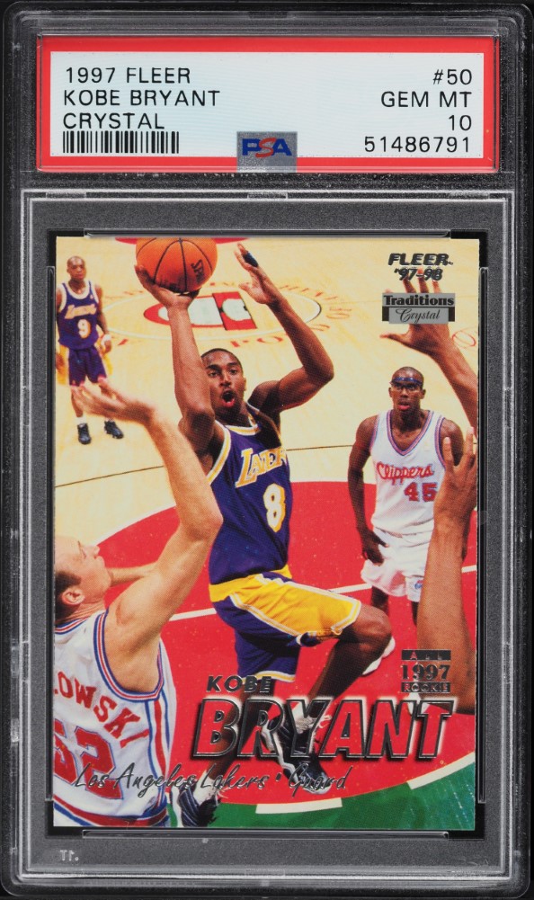 1997 Fleer Crystal Kobe Bryant #50 PSA 10 GEM MINT