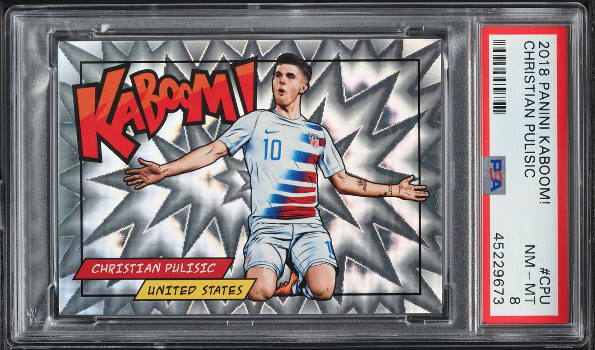 2018 Panini Kaboom! Christian Pulisic #CPU PSA 8 NM-MT