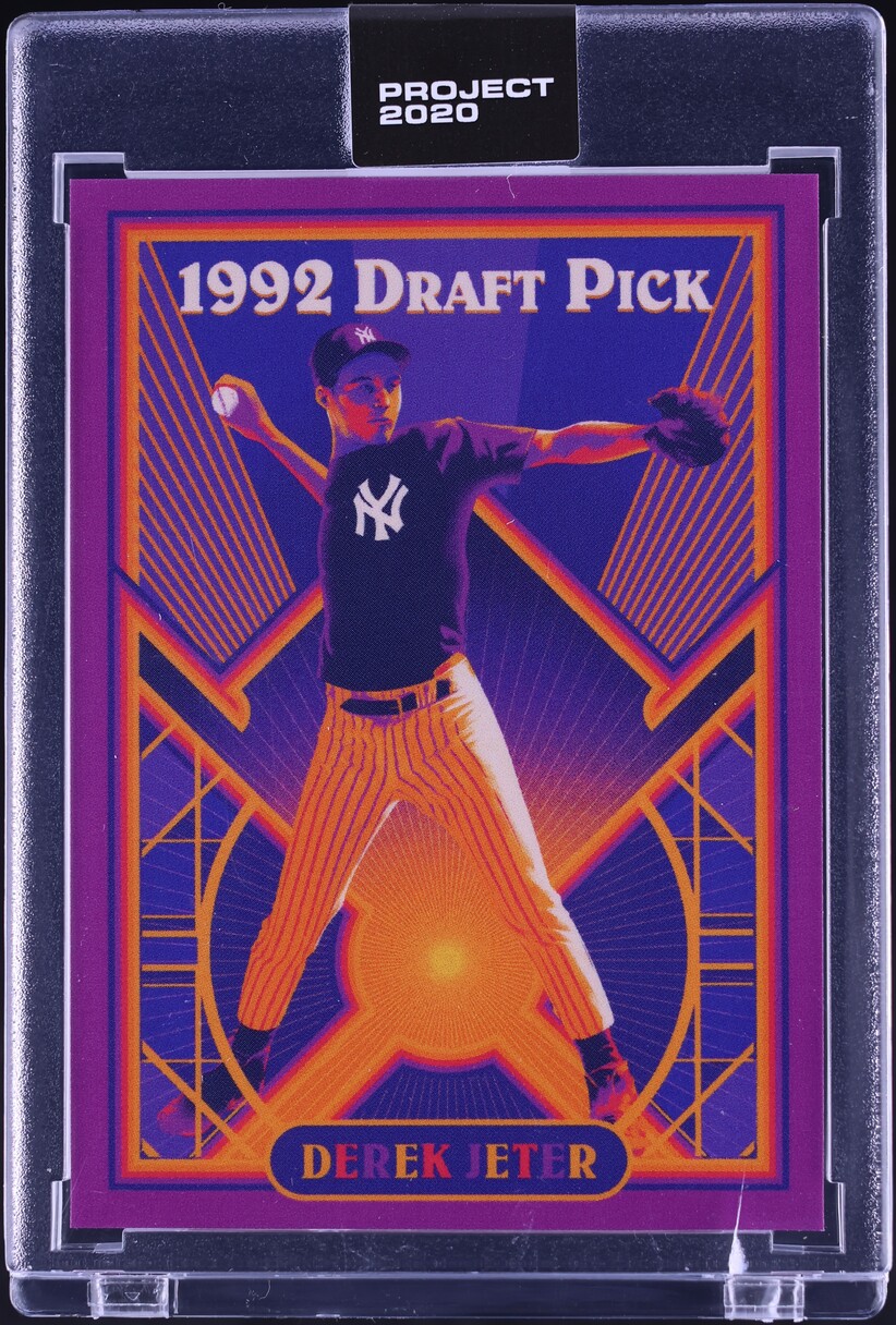 2020 Topps Project 2020 By Matt Taylor Derek Jeter #39