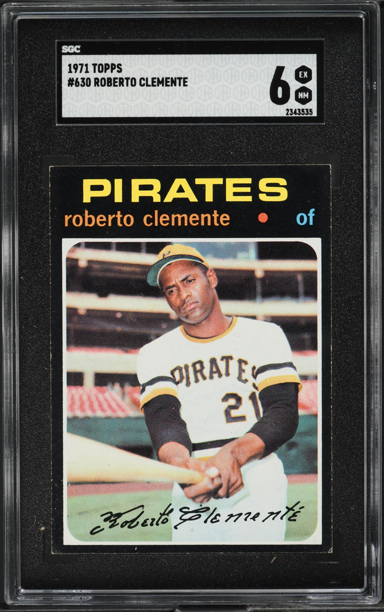 1971 Topps Roberto Clemente #630 SGC 6 EXMT