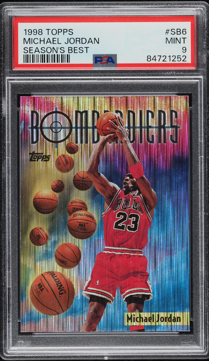 1998 Topps Season's Best Michael Jordan #SB6 PSA 9 MINT