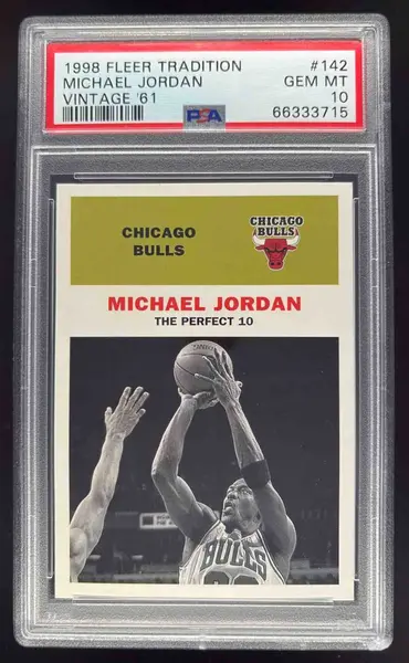 1998-99 Fleer Tradition Vintage '61 #142 Michael Jordan PSA 10