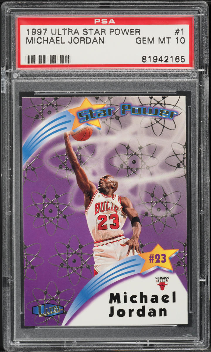 1997 Ultra Star Power Michael Jordan #1 PSA 10 GEM MINT