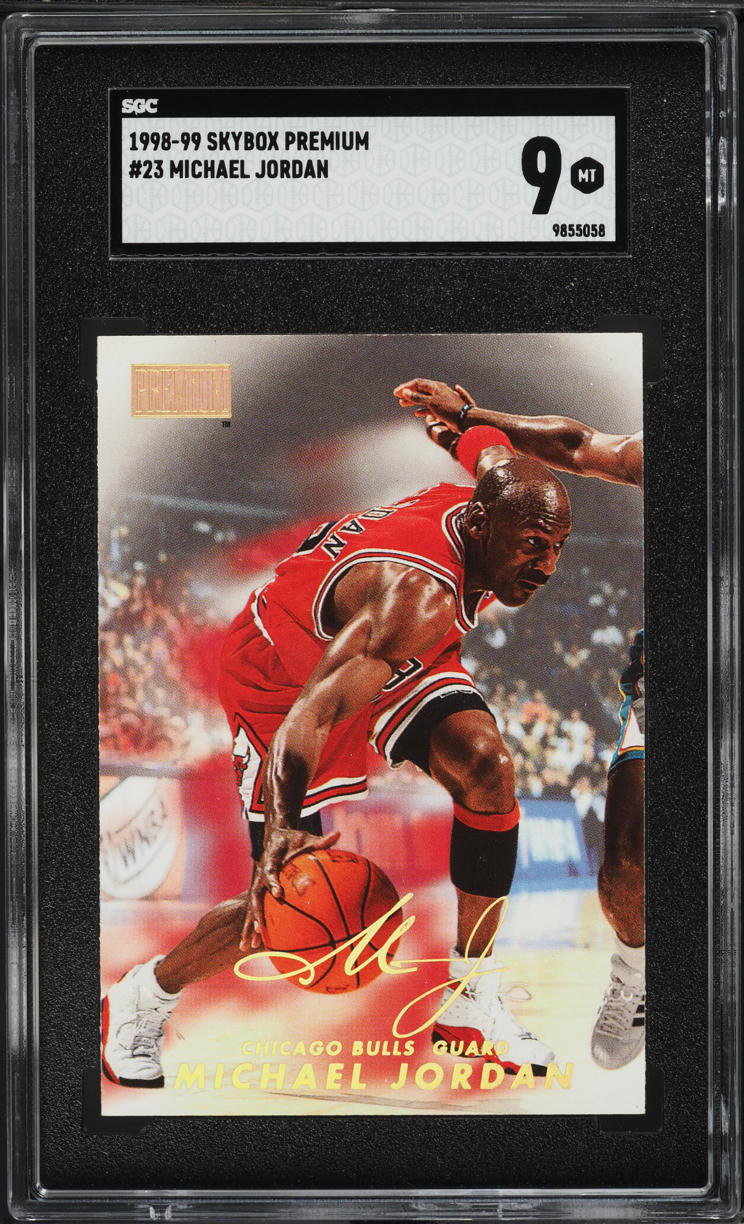 1998 Skybox Premium Michael Jordan #23 SGC 9 MINT