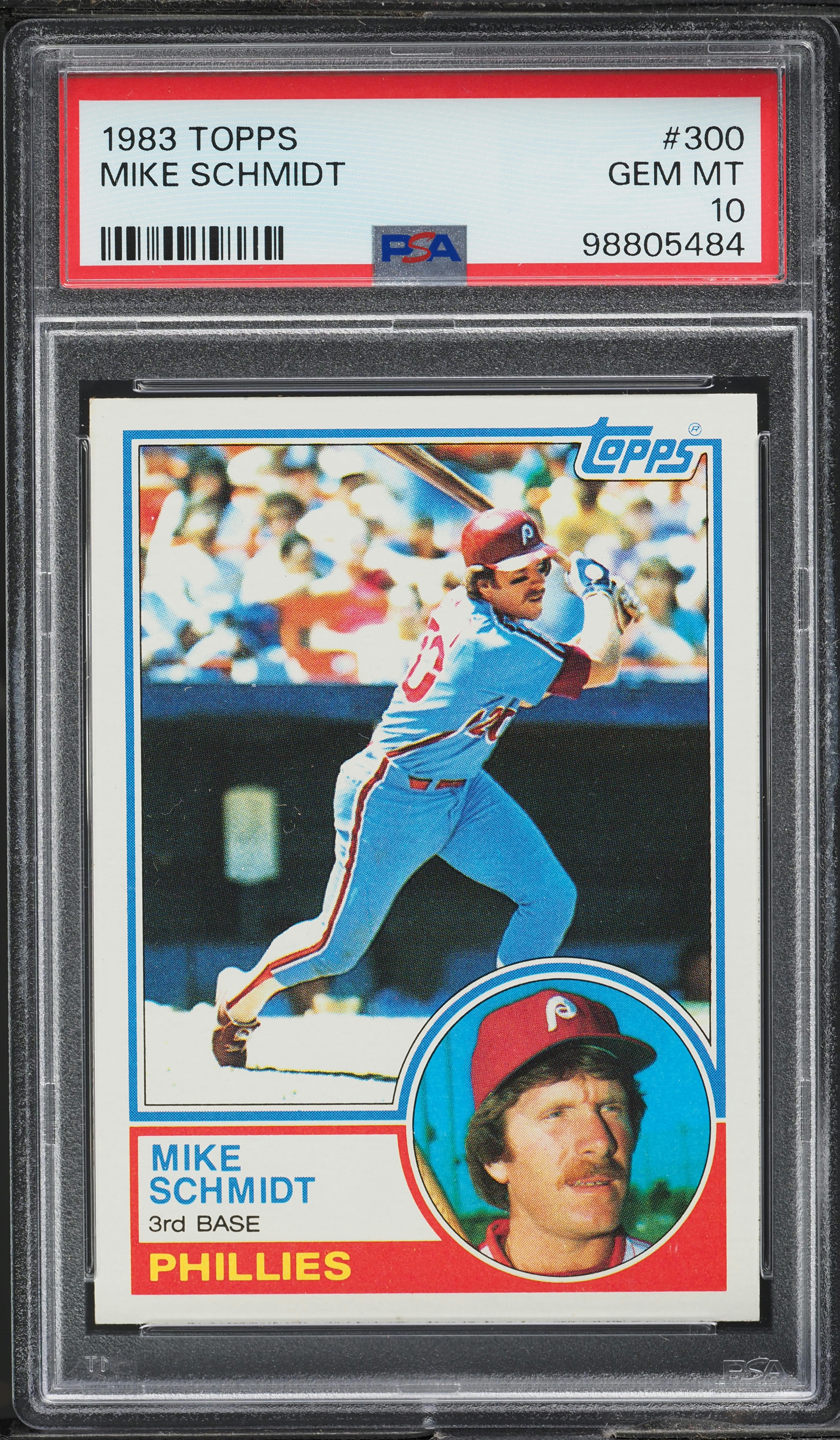 1983 Topps Mike Schmidt #300 PSA 10 GEM MINT