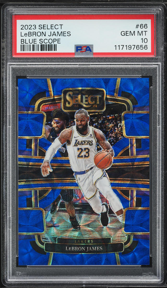 2023 Select Concourse Blue Scope LeBron James /249 #66 PSA 10 GEM MINT