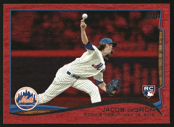 2014 Topps Update Red Foil #US-57 Jacob deGrom RC