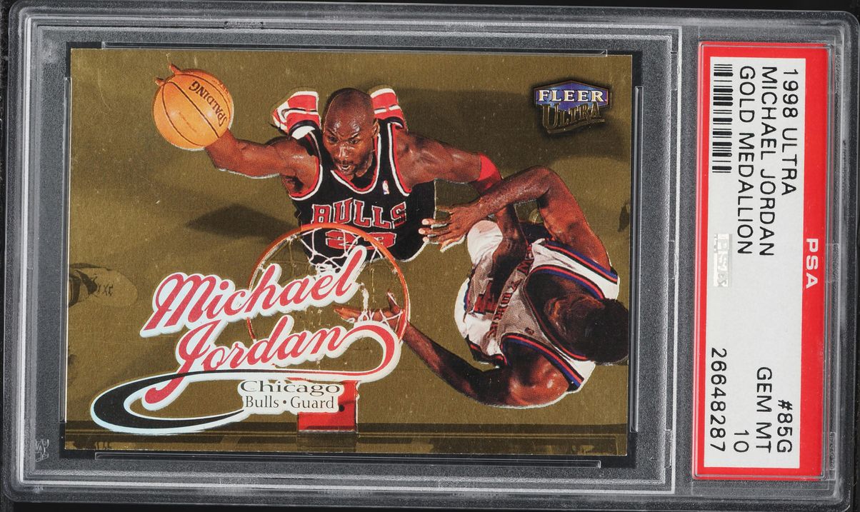1998 Ultra Gold Medallion Michael Jordan #85G PSA 10