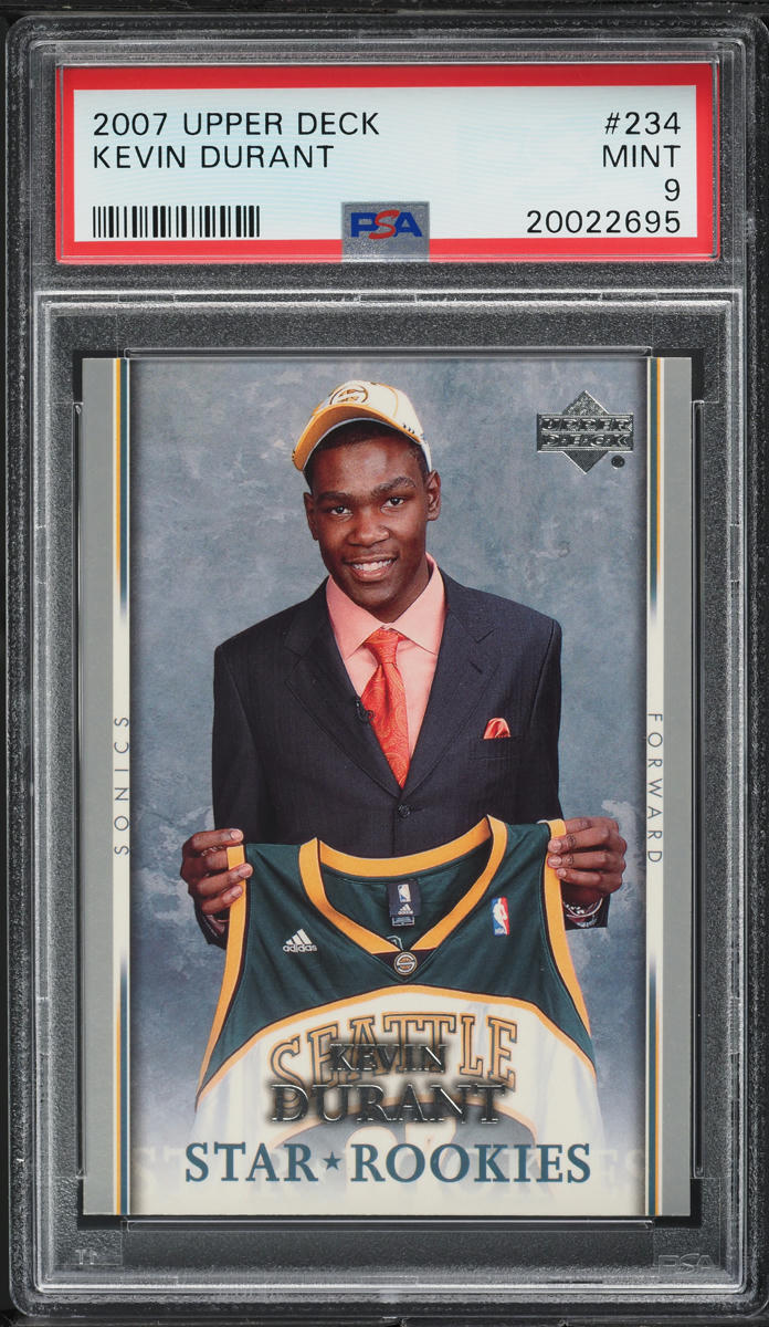 2007 Upper Deck Kevin Durant ROOKIE #234 PSA 9 MINT