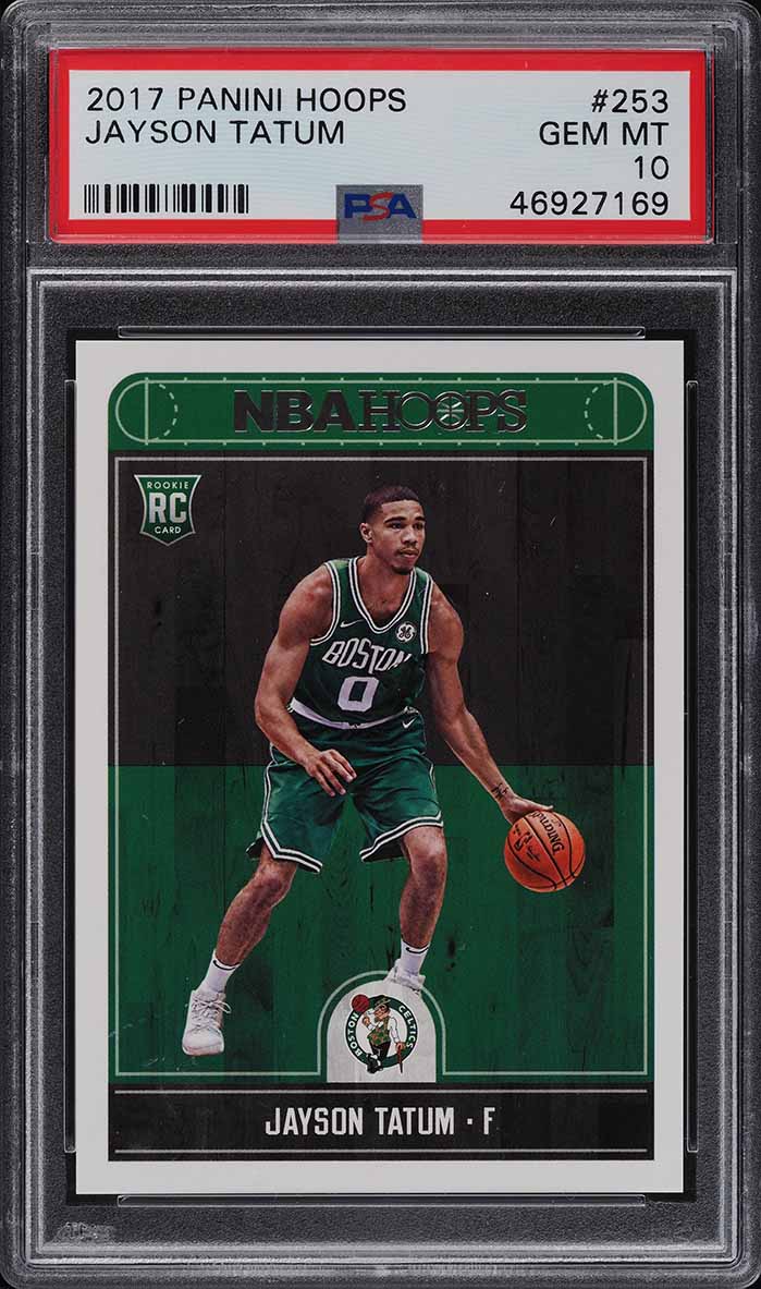 2017 Hoops Jayson Tatum ROOKIE RC #253 PSA 10 GEM MINT