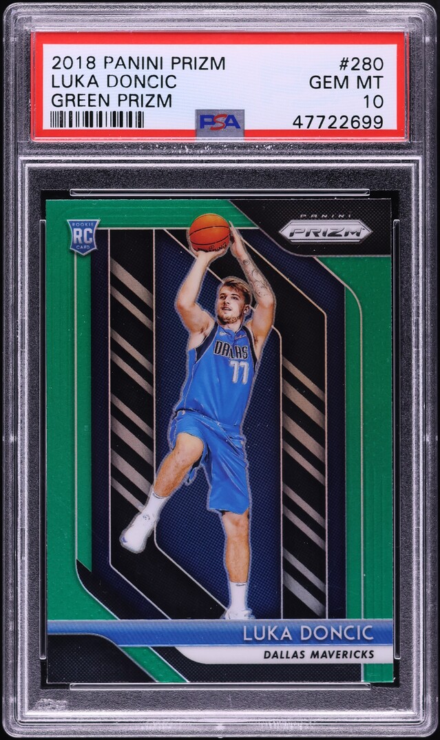 Luka Doncic 2018 Prizm #280 Green Price Guide - Sports Card Investor