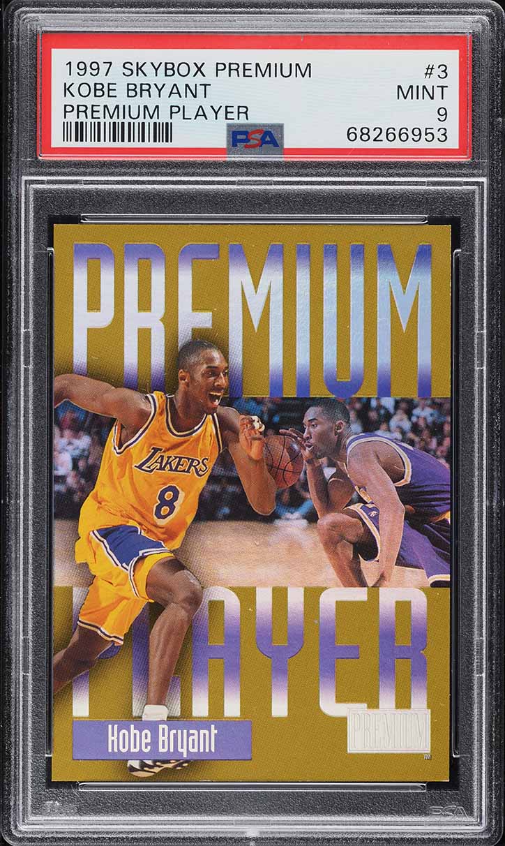 1997 Skybox Premium Player Kobe Bryant #3 PSA 9 MINT