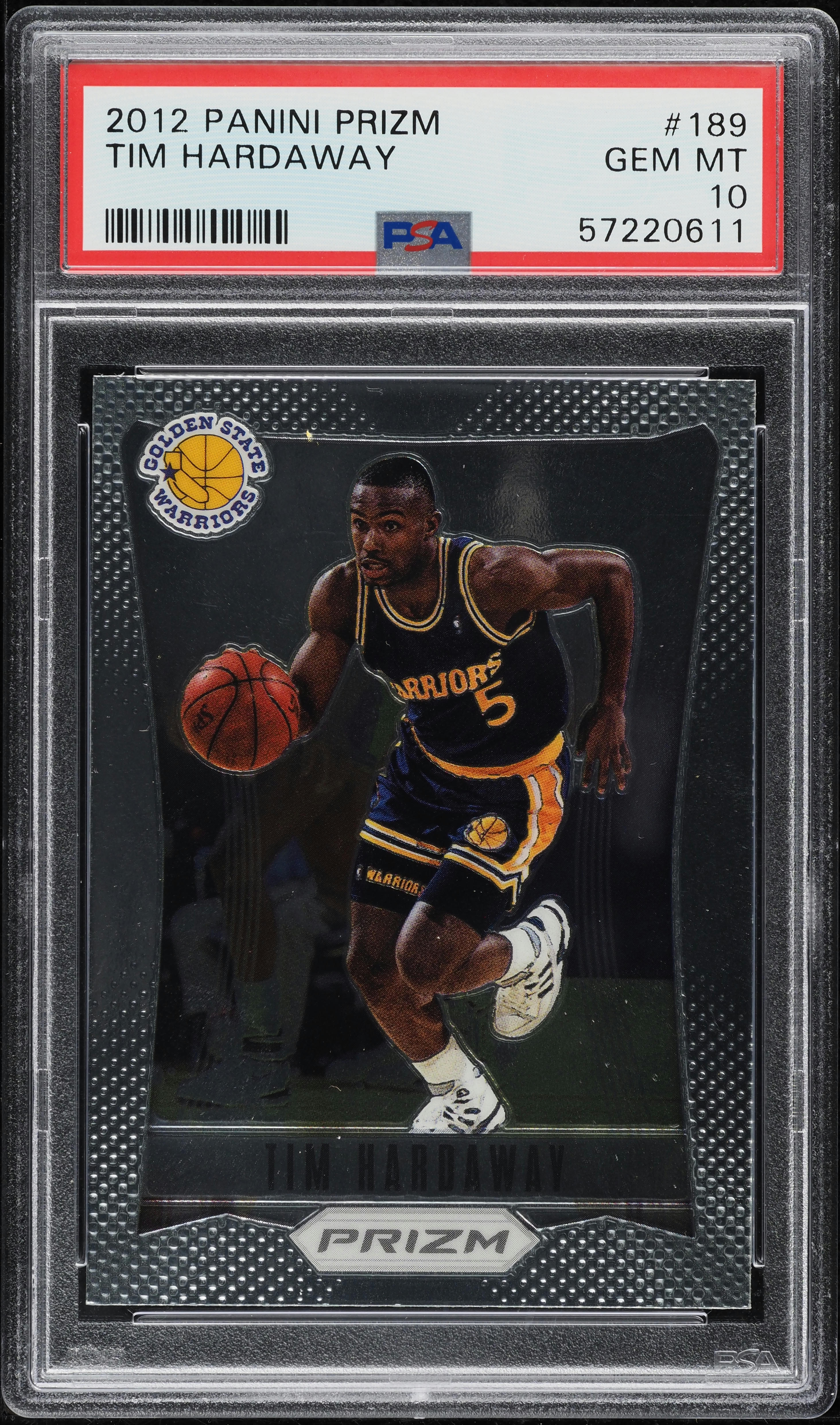 2012 Panini Prizm Tim Hardaway #189 PSA 10 GEM MINT