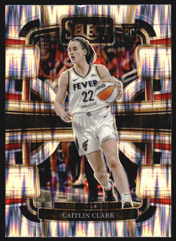2024 Select WNBA Silver Flash Prizms #72 Caitlin Clark RC Rookie