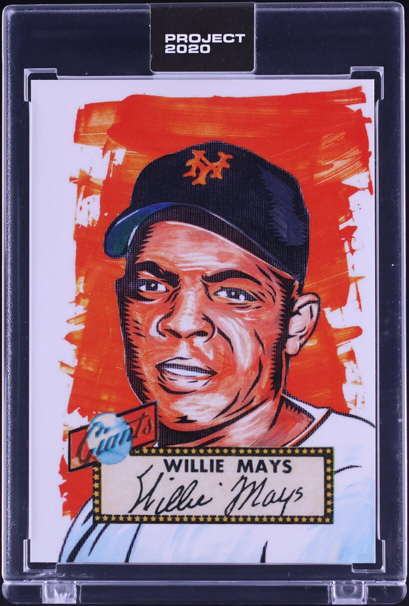 2020 Topps Project 2020 By Blake Jamieson Willie Mays #143