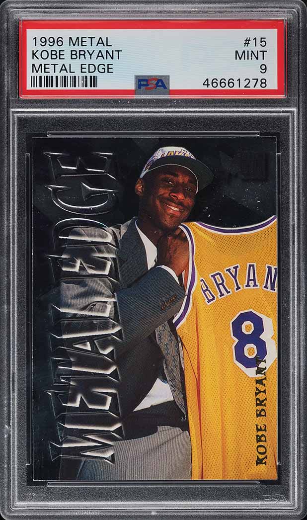 1996 Metal Edge Kobe Bryant ROOKIE #15 PSA 9 MINT