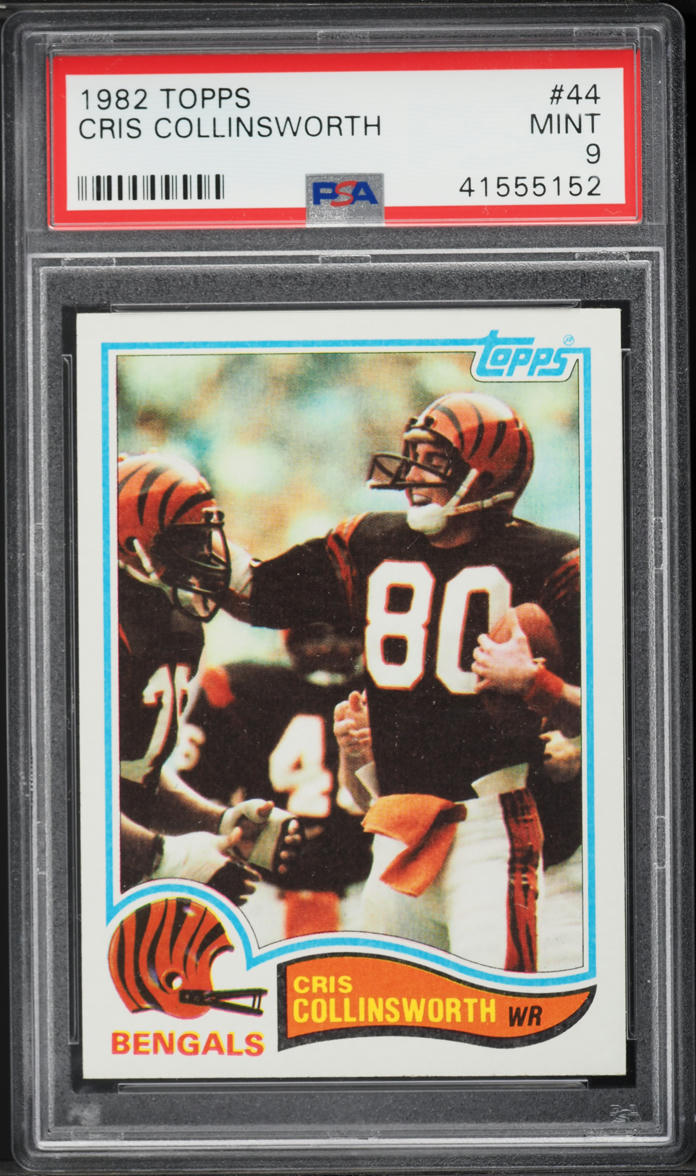 1982 Topps Football Cris Collinsworth ROOKIE #44 PSA 9 MINT