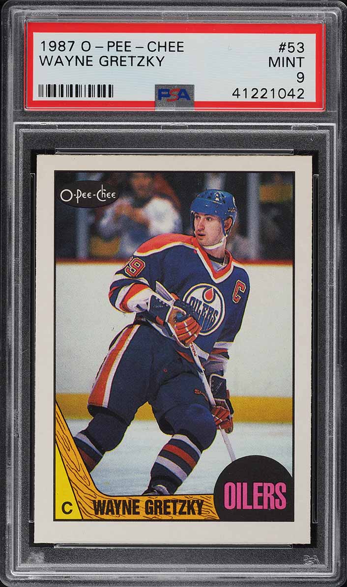 1987 O-Pee-Chee Hockey Wayne Gretzky #53 PSA 9 MINT