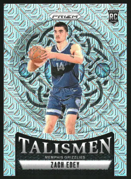 2024-25 Panini Prizm Talismen Mojo Prizm #21 Zach Edey RC /25