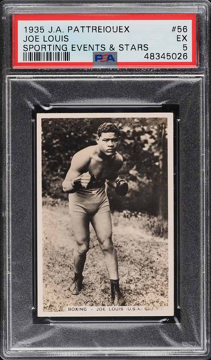 1935 Pattreiouex Sporting Events Stars Boxing Joe Louis ROOKIE PSA 5 (PWCC-A)