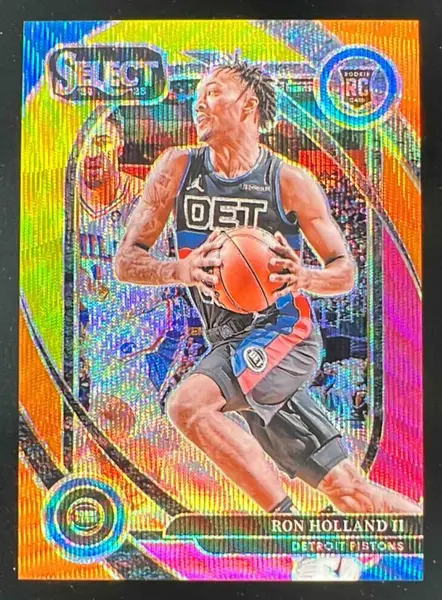 2024-25 Panini Select Courtside Multi Wave Prizm #275 Ron Holland II RC /20