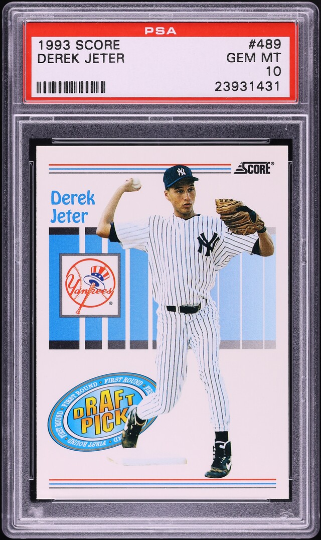 1993 Score Derek Jeter ROOKIE #489 PSA 10 GEM MINT