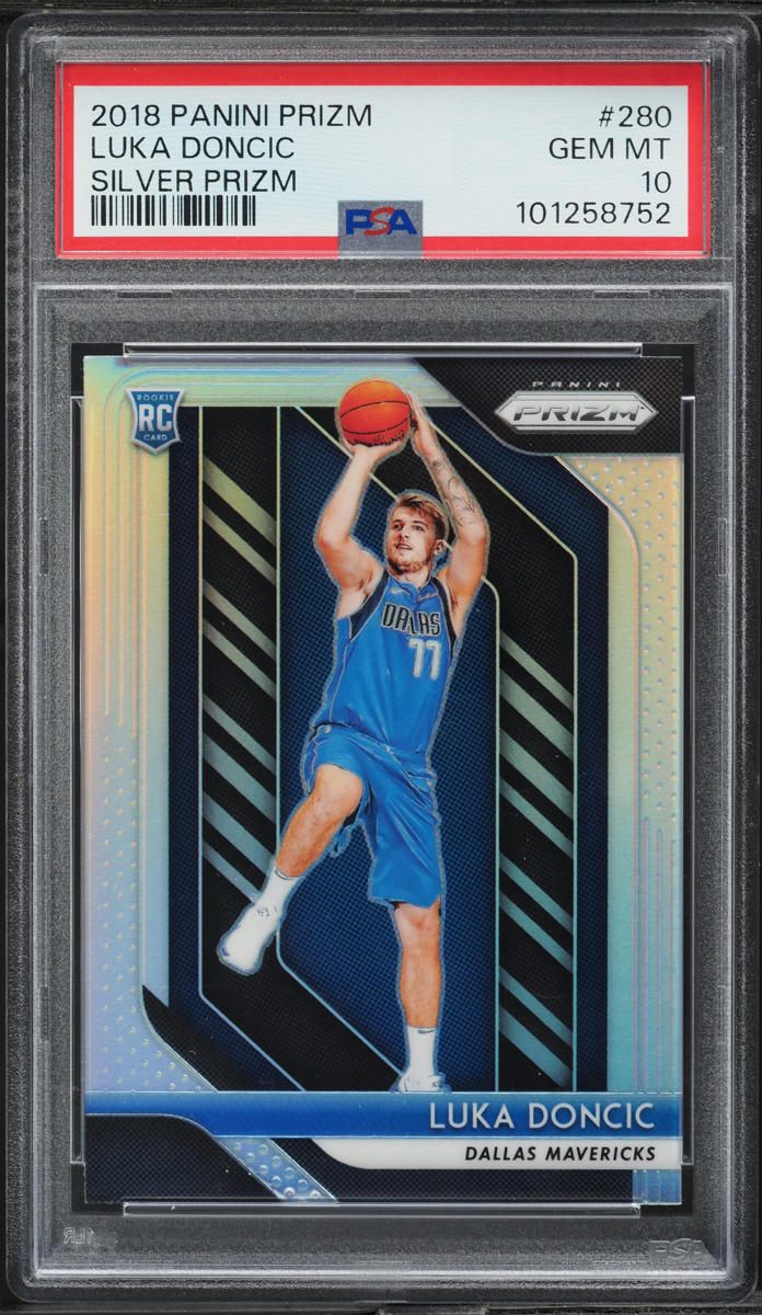 2018 Panini Prizm Silver Luka Doncic ROOKIE #280 PSA 10 GEM MINT