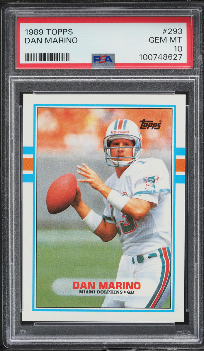 1989 Topps Football Dan Marino #293 PSA 10 GEM MINT