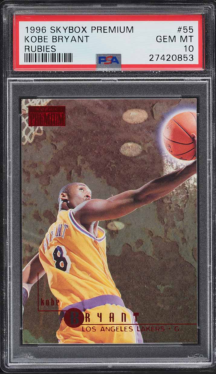 1996 Skybox Premium Rubies Kobe Bryant ROOKIE #55 PSA 10 GEM MINT