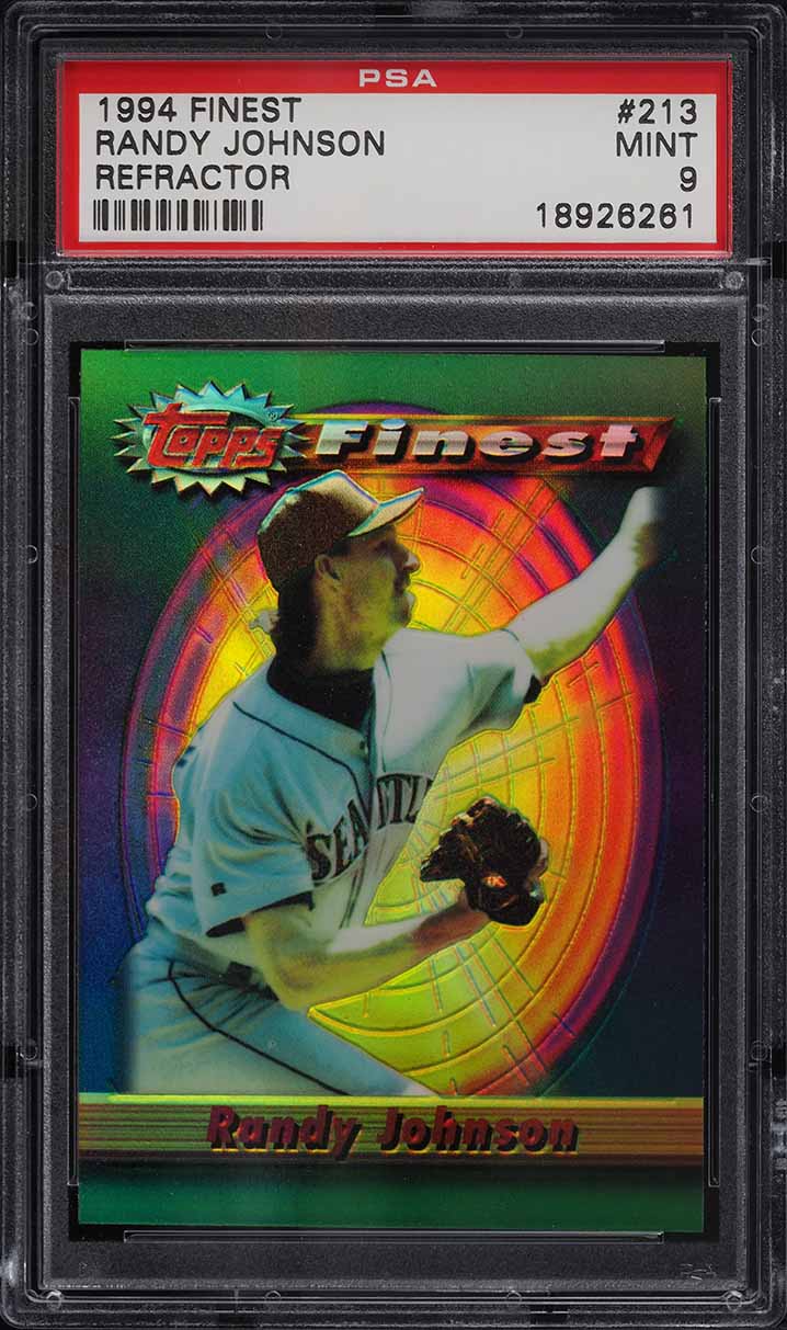 1994 Finest Refractor Randy Johnson #213 PSA 9 MINT