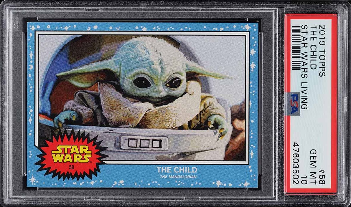 2019 Topps Star Wars Living The Child #58 PSA 10 GEM MINT
