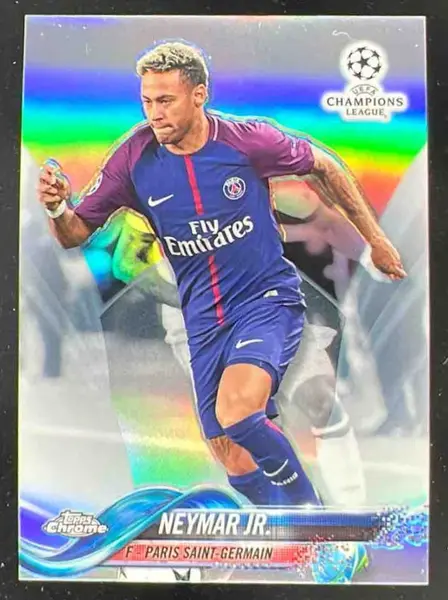 2017 Topps Chrome UEFA Champions League Refractor #50 Neymar Jr.