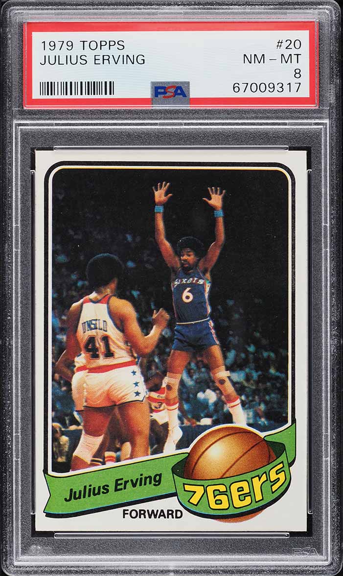 1979 Topps Basketball Julius Erving #20 PSA 8 NM-MT