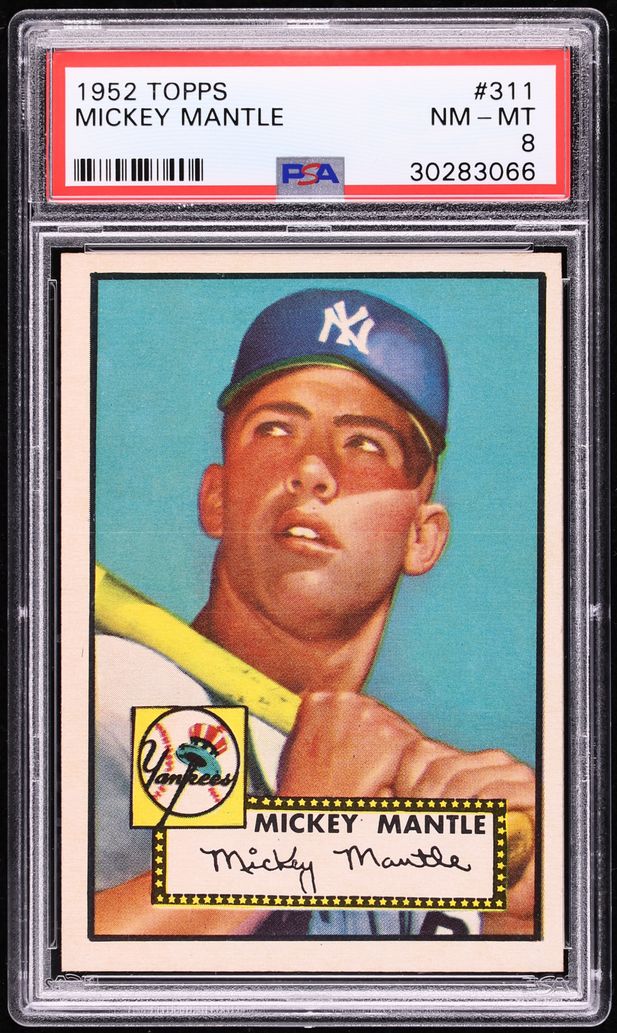 1952 Topps Mickey Mantle #311 PSA 8 NM-MT