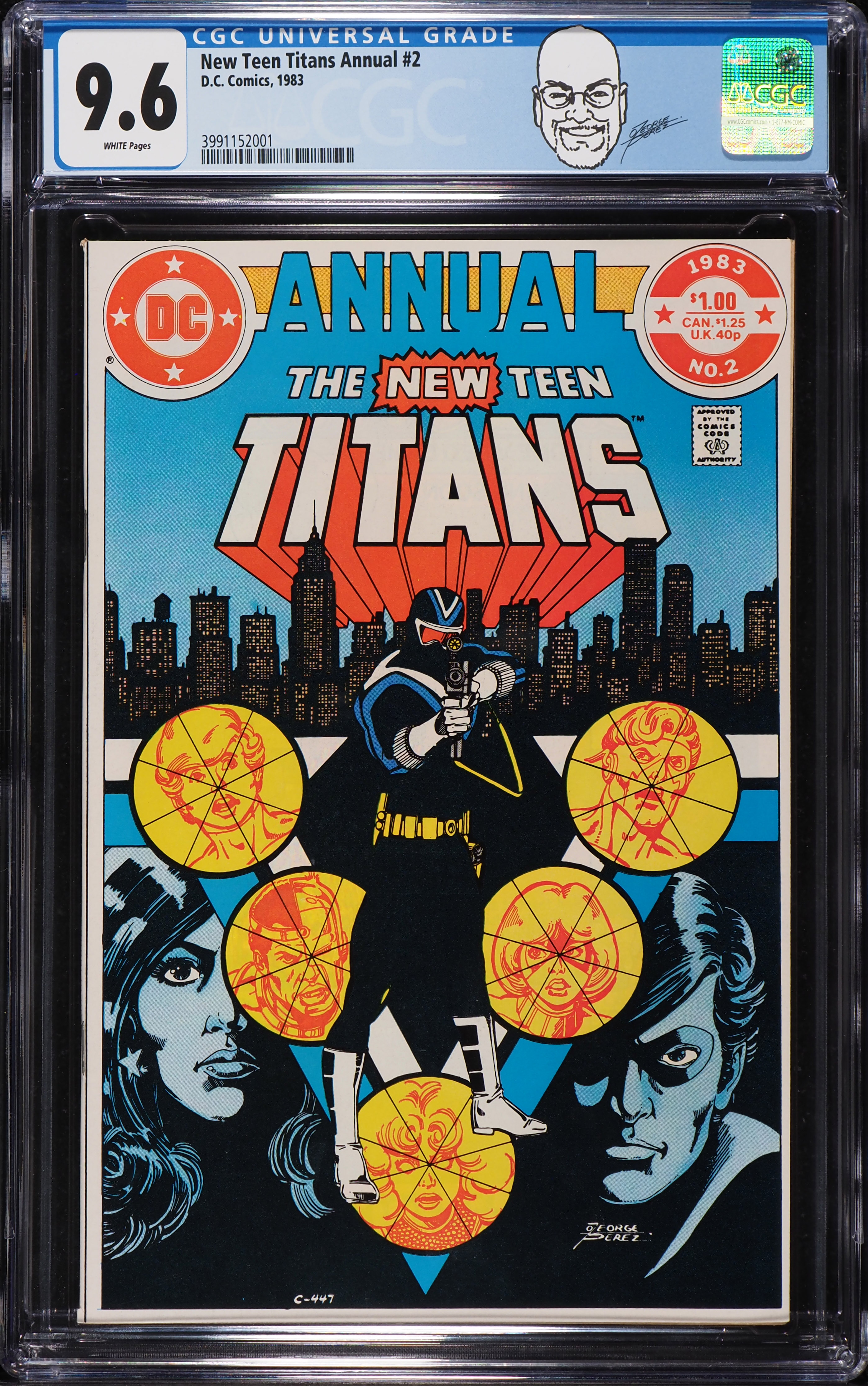 New Teen Titans Annual #2 (D.C., 1983) CGC 9.6 White Pages - Front