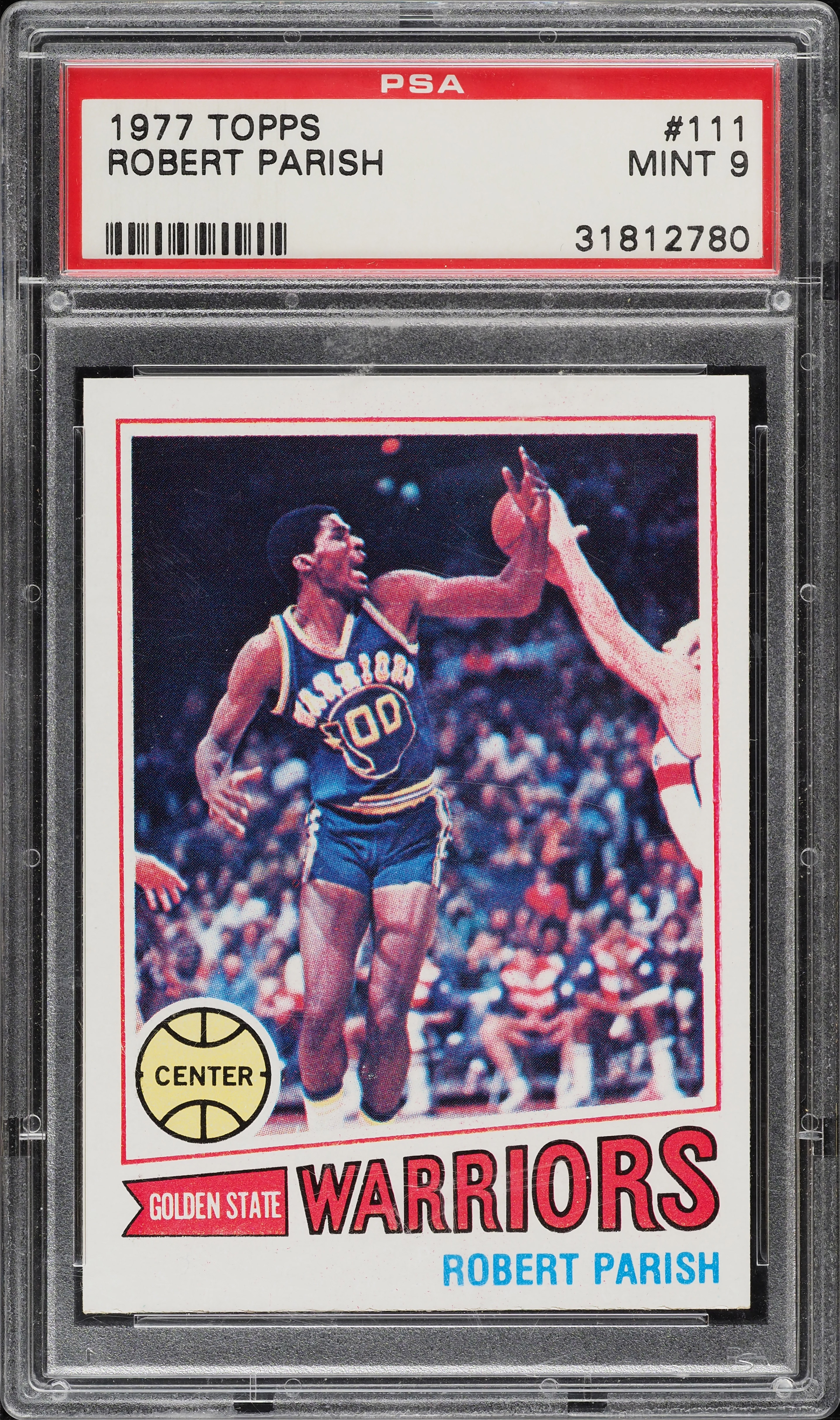 1977 Topps Basketball Robert Parish ROOKIE #111 PSA 9 MINT