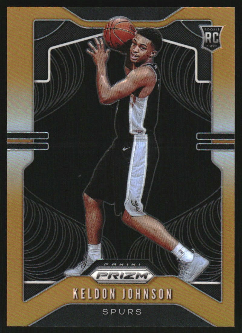 2019-20 Panini Prizm Prizms Orange #273 Keldon Johnson RC Rookie /49
