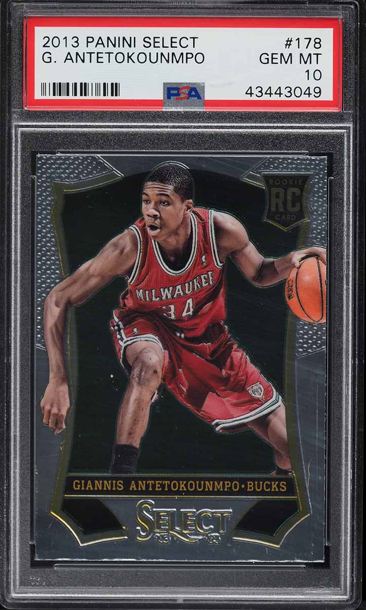 2013 Select Basketball Giannis Antetokounmpo ROOKIE #178 PSA 10 GEM MINT