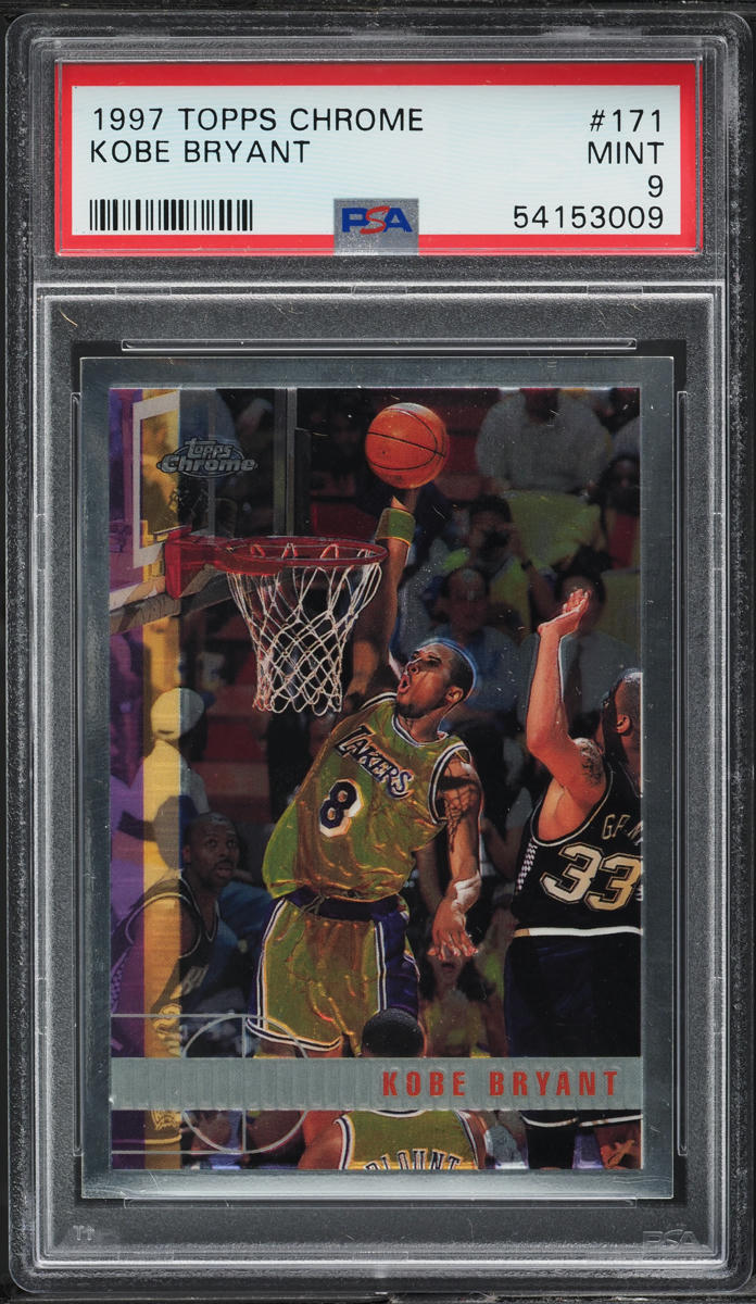 1997 Topps Chrome Kobe Bryant #171 PSA 9 MINT