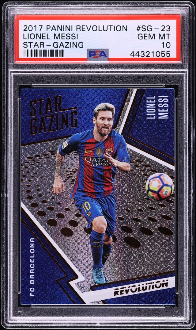 2017 Panini Revolution Star Gazing Lionel Messi #SG-23 PSA 10 GEM MINT